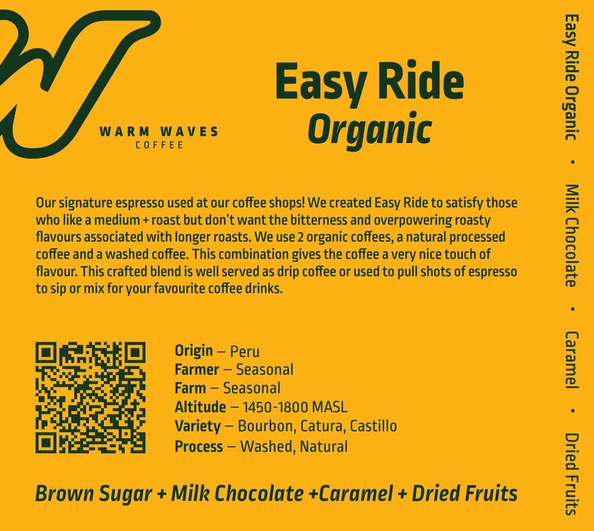 Easy Ride coffee card